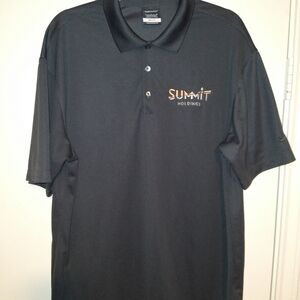 Nike Golf Dri-Fit Gray Short Sleeve Polo Shirt Men's sz Large